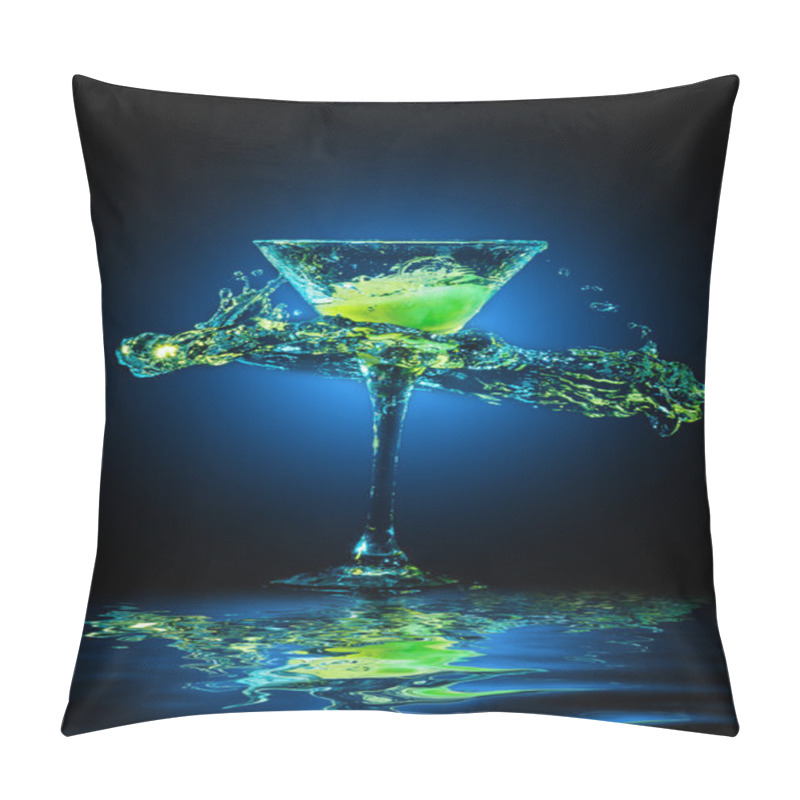 Personality  Colourful Cocktail In Glass Pillow Covers