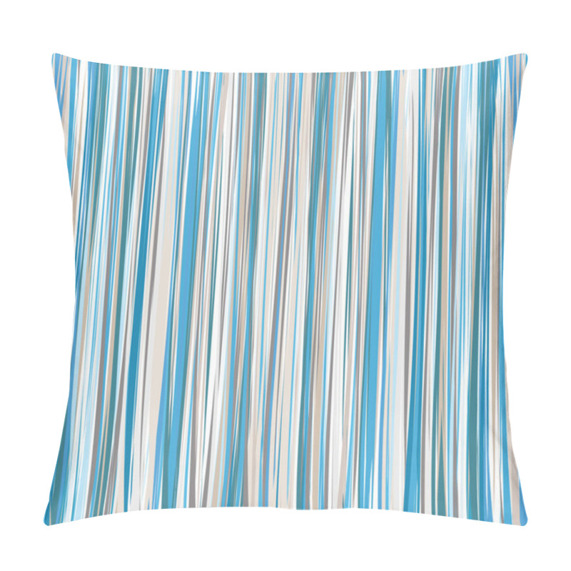 Personality  Blue Vertical Striped Pattern Background Pillow Covers