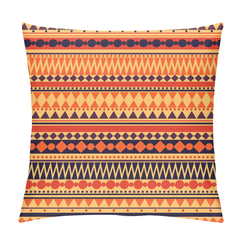 Personality  Seamless Vector Tribal Texture Pattern Pillow Covers