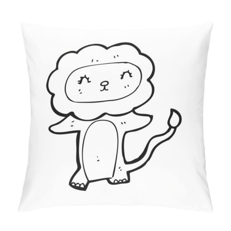 Personality  Cute Lion Cartoon Pillow Covers