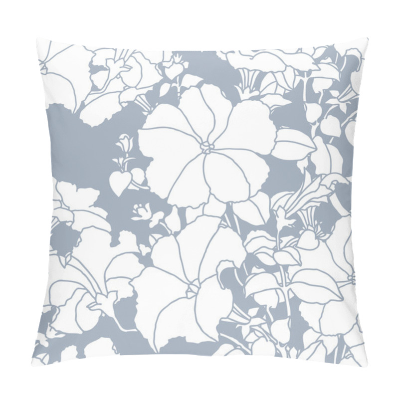 Personality  Elegance Seamless Pattern With Cornflowers Flowers Pillow Covers