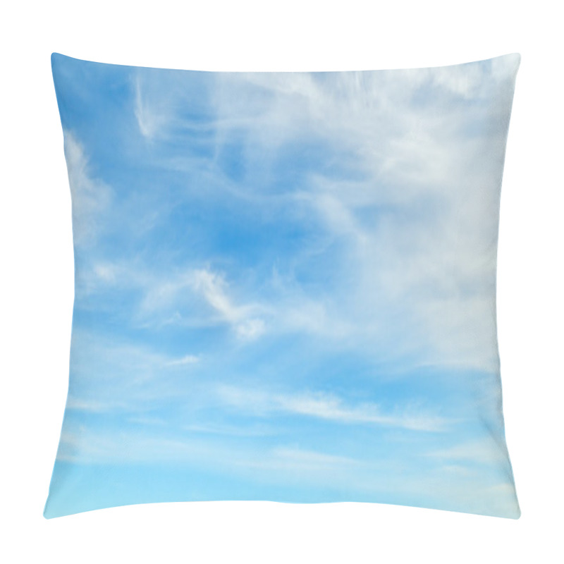 Personality  Plumose Clouds In The Blue Sky Pillow Covers