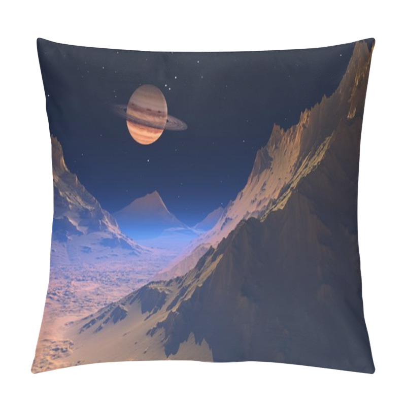 Personality  Space Landscape. Pillow Covers