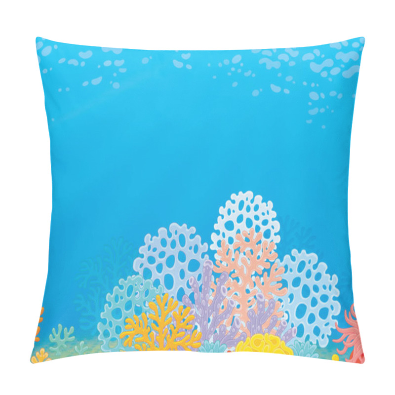 Personality  Tropical Coral Reef Pillow Covers