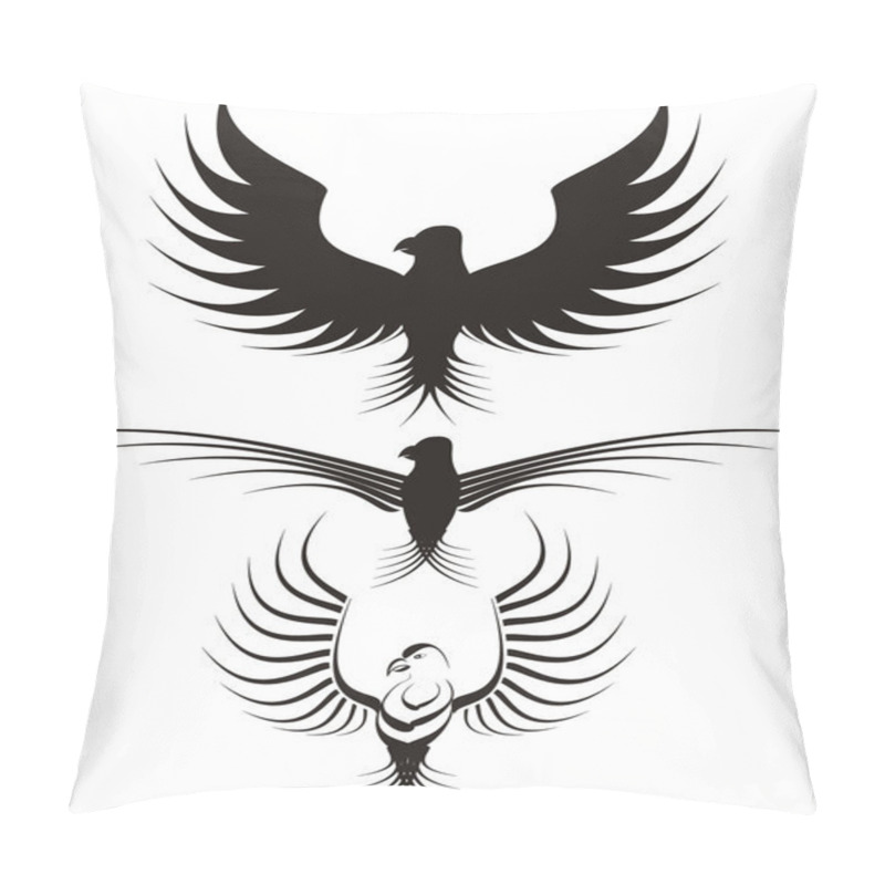 Personality  Eagle Illustration Pillow Covers