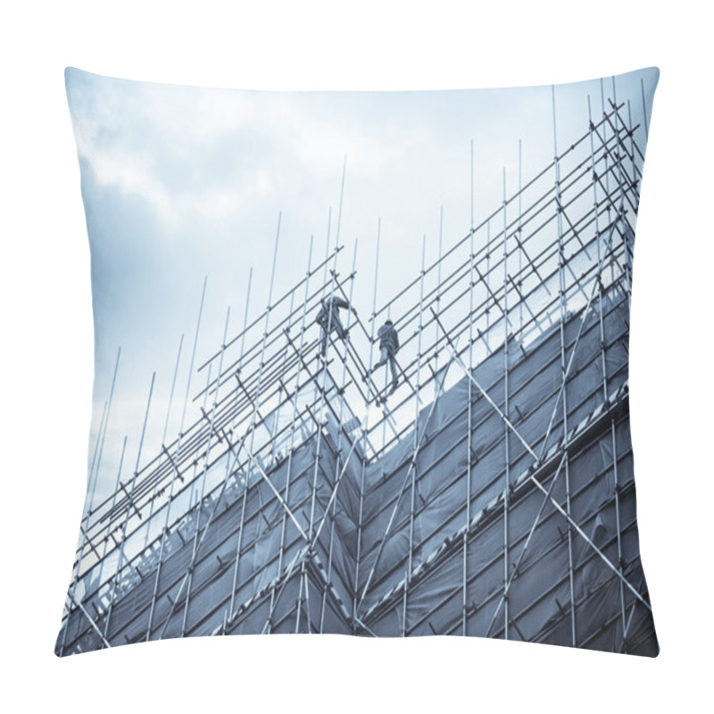 Personality  Construction Falsework And Builder Pillow Covers