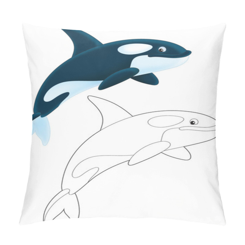 Personality  Killer Whale Pillow Covers