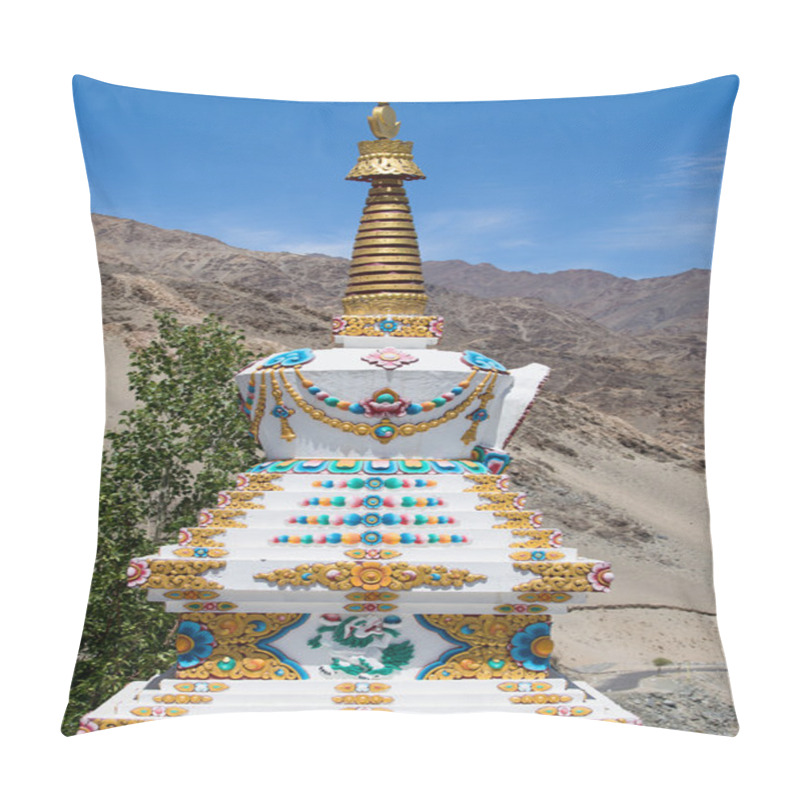 Personality  Thiksey Monastery, Ladakh, India Pillow Covers