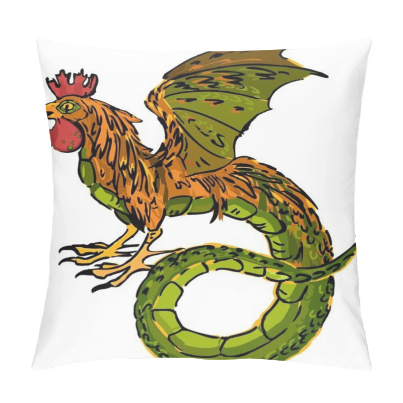 Personality  Mythical Creature Basilisk Pillow Covers