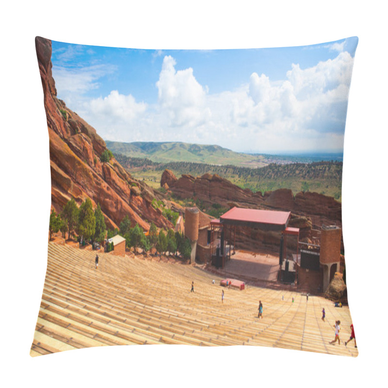 Personality  Famous Red Rocks Amphitheater In Morrison.  Pillow Covers