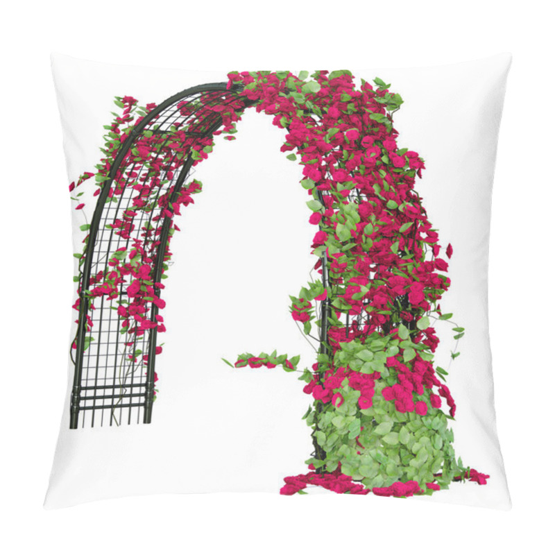 Personality  Arched Pergola In Perspective View Pillow Covers