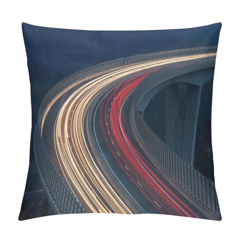 Personality  Blurred Lights Of Vehicles Pillow Covers