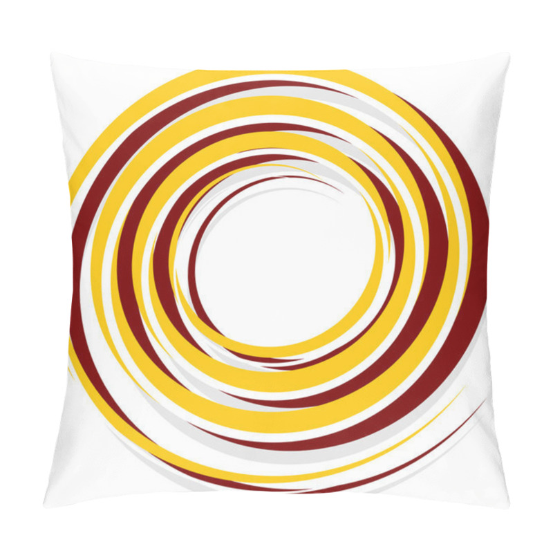 Personality  Abstract Spiral Decoration Element   Pillow Covers