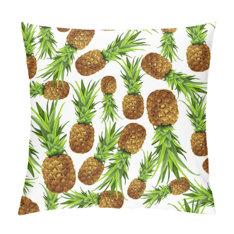 Personality  Pineapple Seamless Pattern Pillow Covers