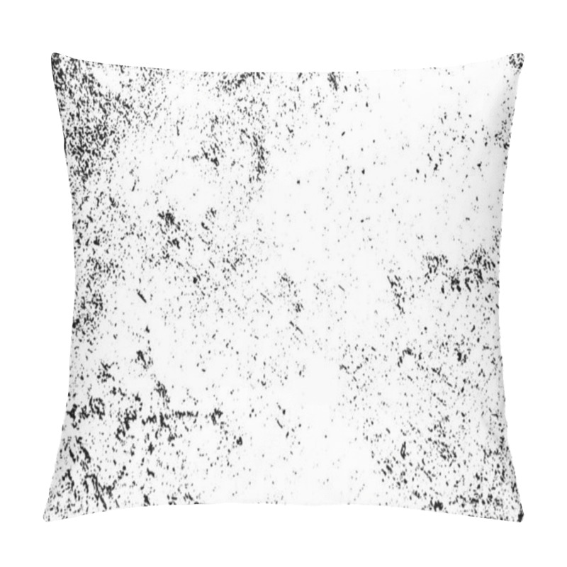 Personality  Vector Grunge Abstract Black Texture On White Background. Pillow Covers