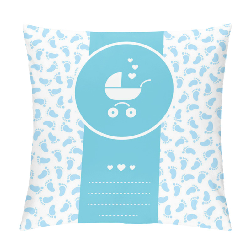 Personality  Baby Shower Boy Card Pillow Covers