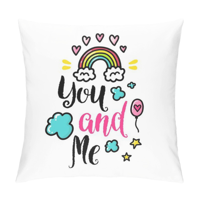 Personality  Vector Hand Drawn Lettering Poster Pillow Covers