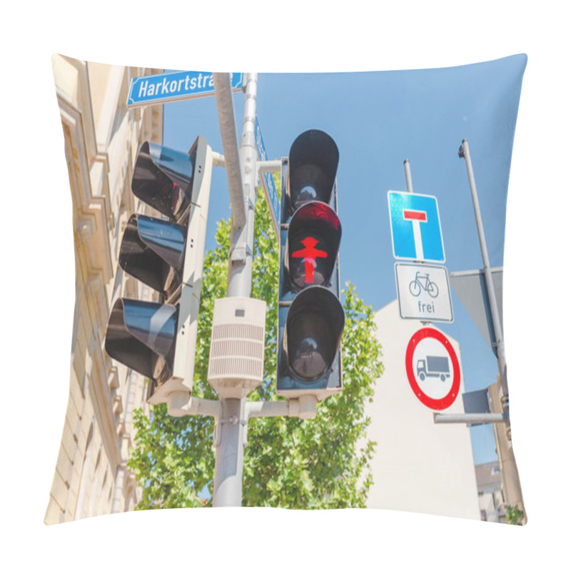 Personality  Traffic Light In Germany Pillow Covers