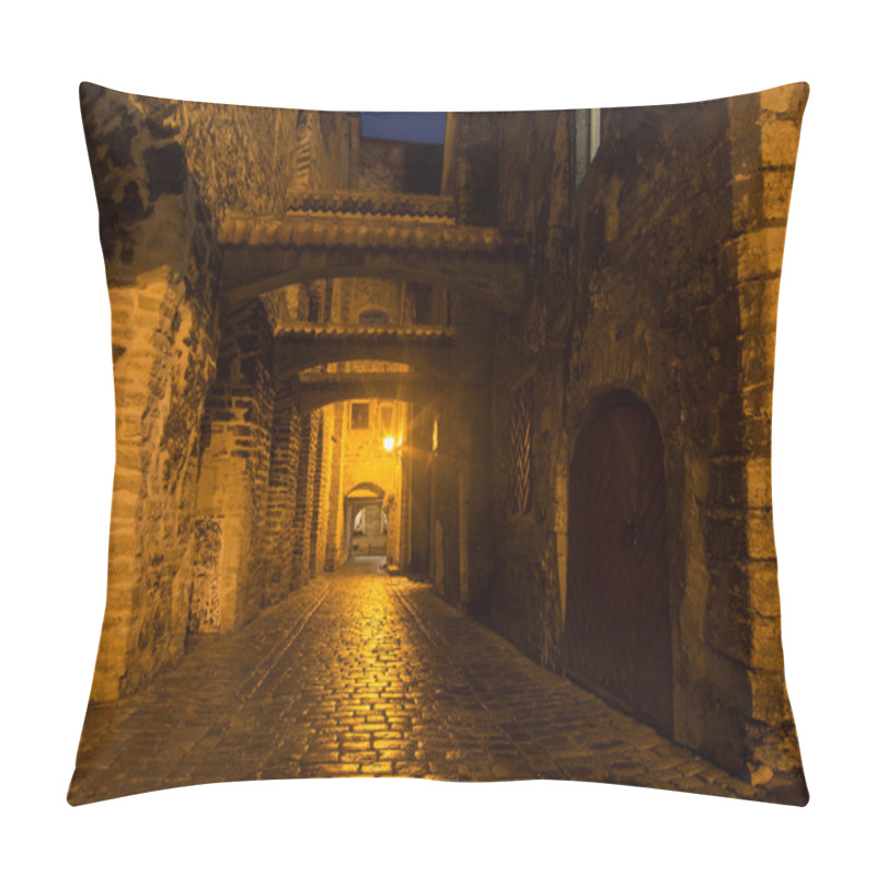 Personality  Old Tallinn In The Night Pillow Covers