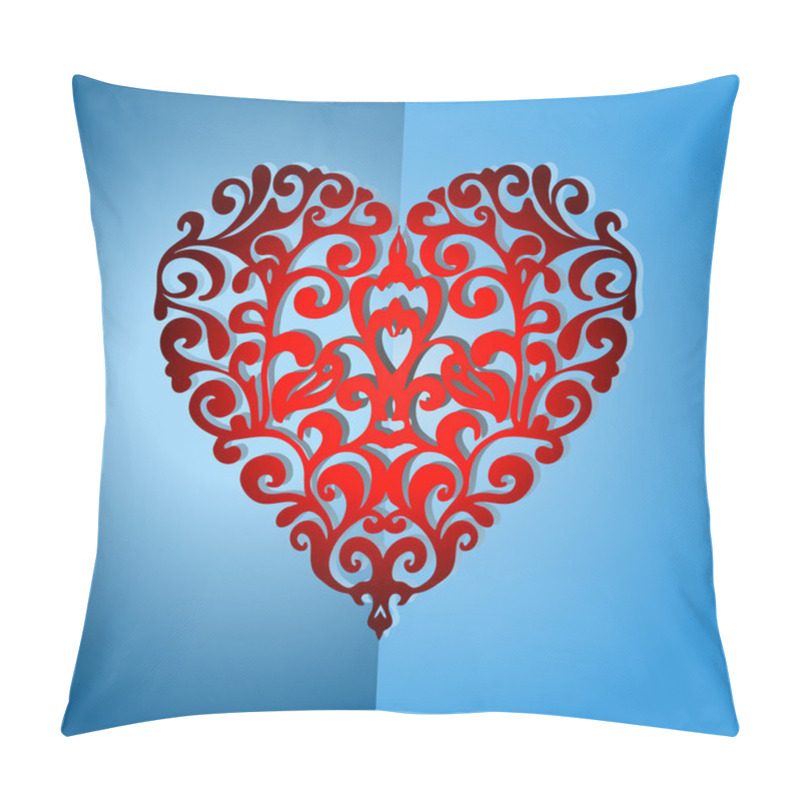 Personality  Elegant Ornate Love Heart Pillow Covers