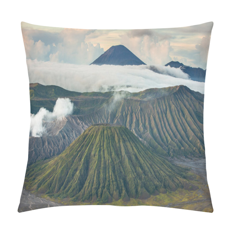 Personality  Mount Bromo And Batok Volcanoes Pillow Covers