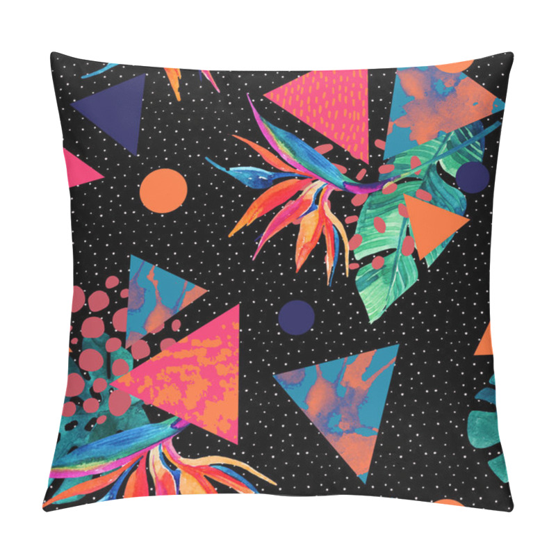 Personality  Abstract Tropical Summer Design In Minimal Style. Pillow Covers