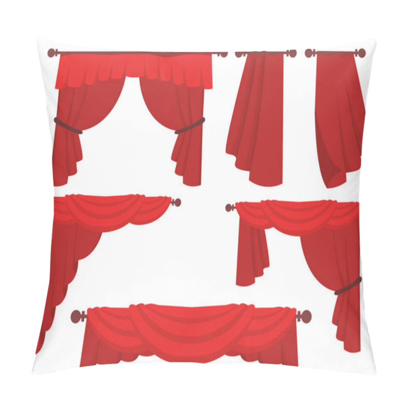 Personality  Curtains Flat Set Pillow Covers