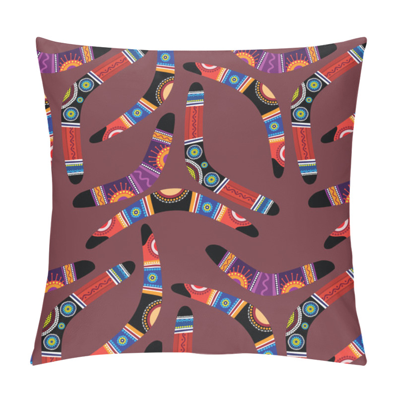 Personality  Seamless Pattern With Boomerangs Pillow Covers