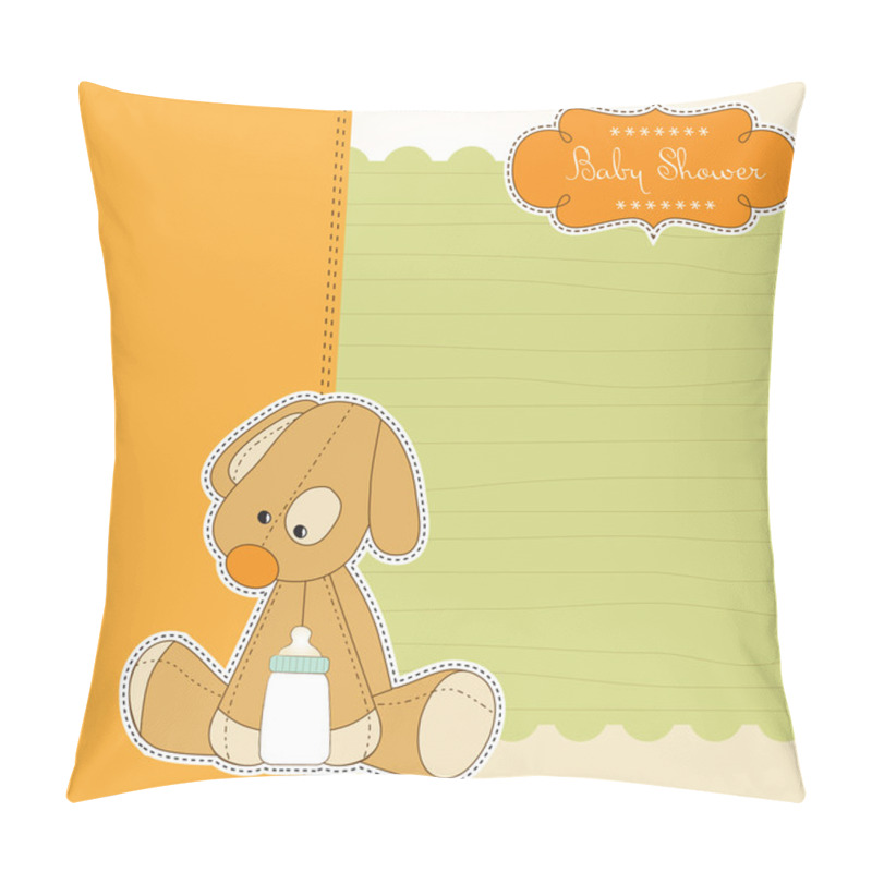 Personality  Baby Shower Card With Puppy Pillow Covers