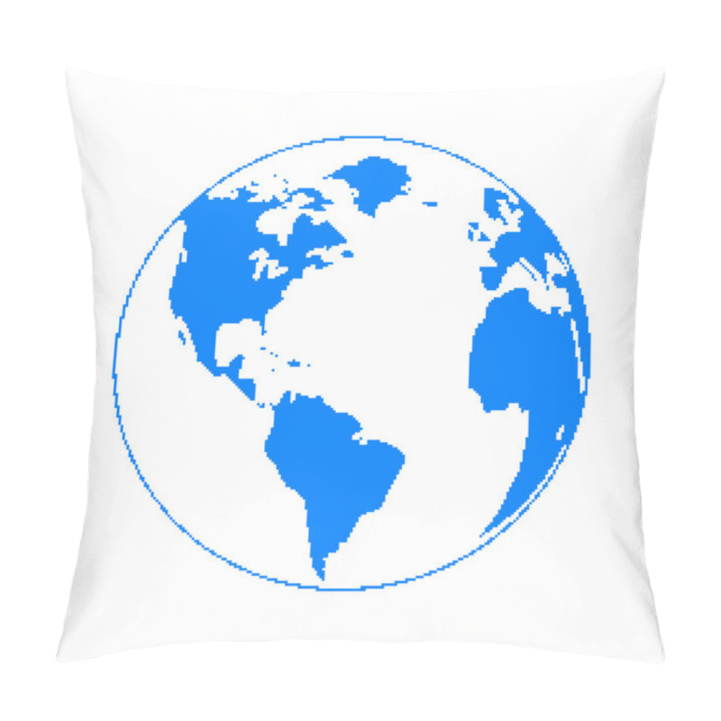 Personality  Pixel Planet Pillow Covers