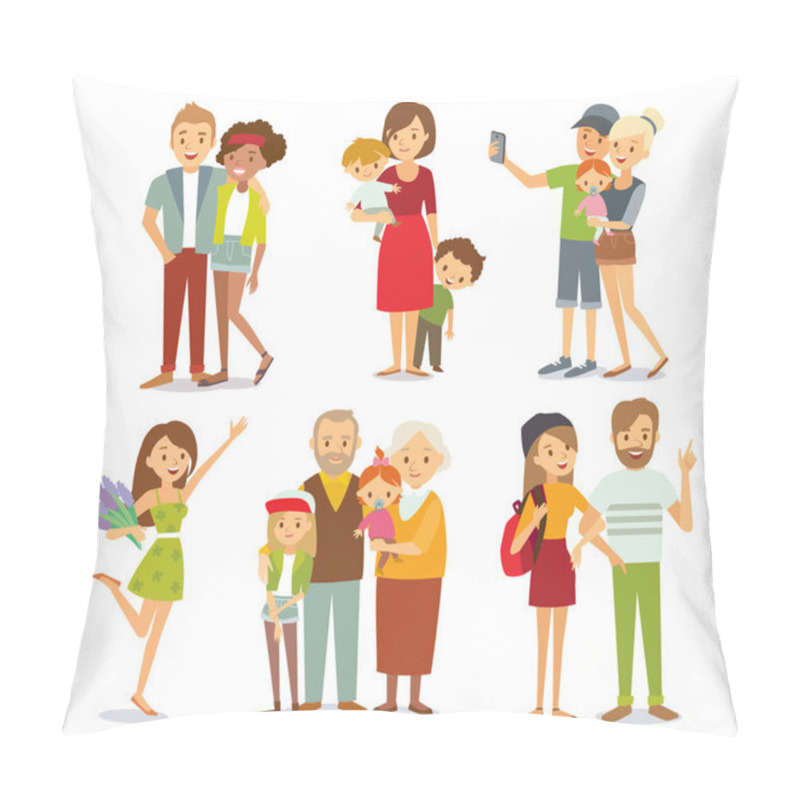 Personality  People, Couples, Parents With Kids Pillow Covers