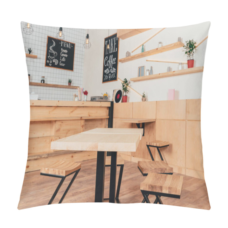 Personality  Cafe Interior Pillow Covers