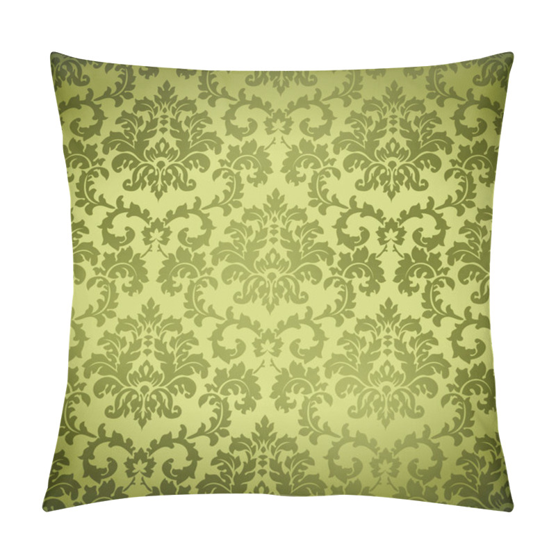 Personality  New Orleans Damask Pattern Wallpaper Parchment Paper Grunge Background Texture Pillow Covers