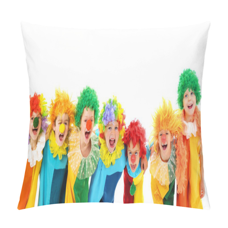 Personality  Funny Clowns At The Party Pillow Covers