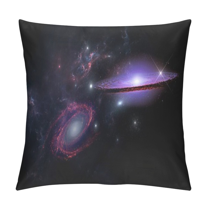 Personality  Universe All Existing Matter And Space Considered As A Whole The Cosmos. Scene With Planets, Stars And Galaxies In Outer Space Showing The Beauty Of Space Exploration.  Pillow Covers