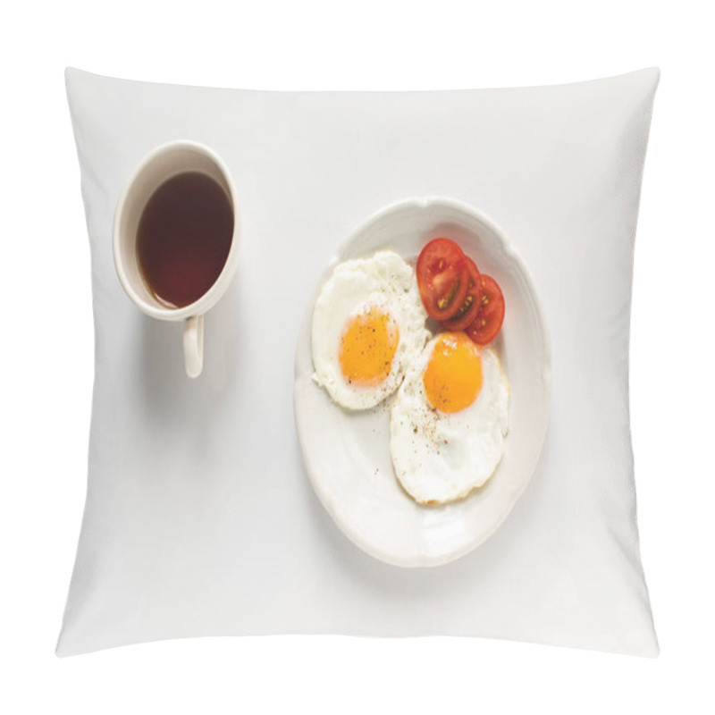 Personality  Breakfast With Fried Eggs  Pillow Covers