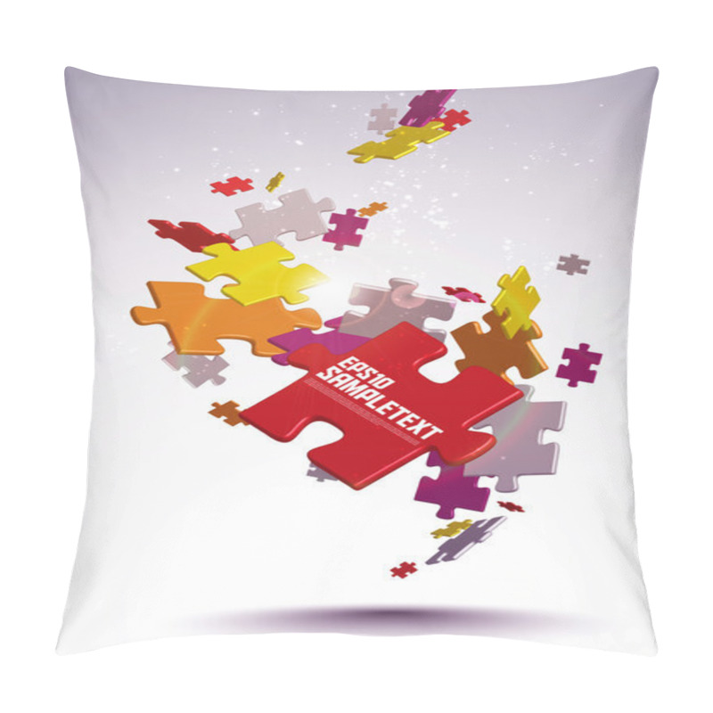 Personality  Vector Jigsaw Puzzle Pillow Covers