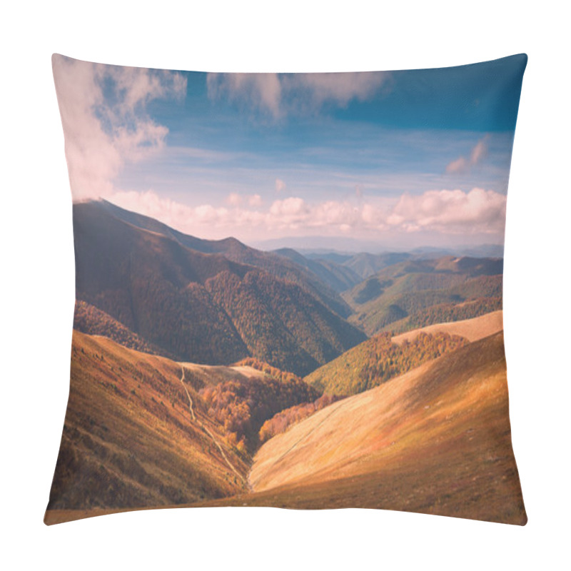 Personality  Red Carpathian Mountains Pillow Covers