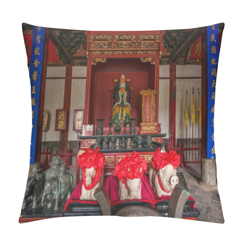 Personality  Yunnan Honghe Prefecture Jianshui Confucius Temple Great Hall Pillow Covers