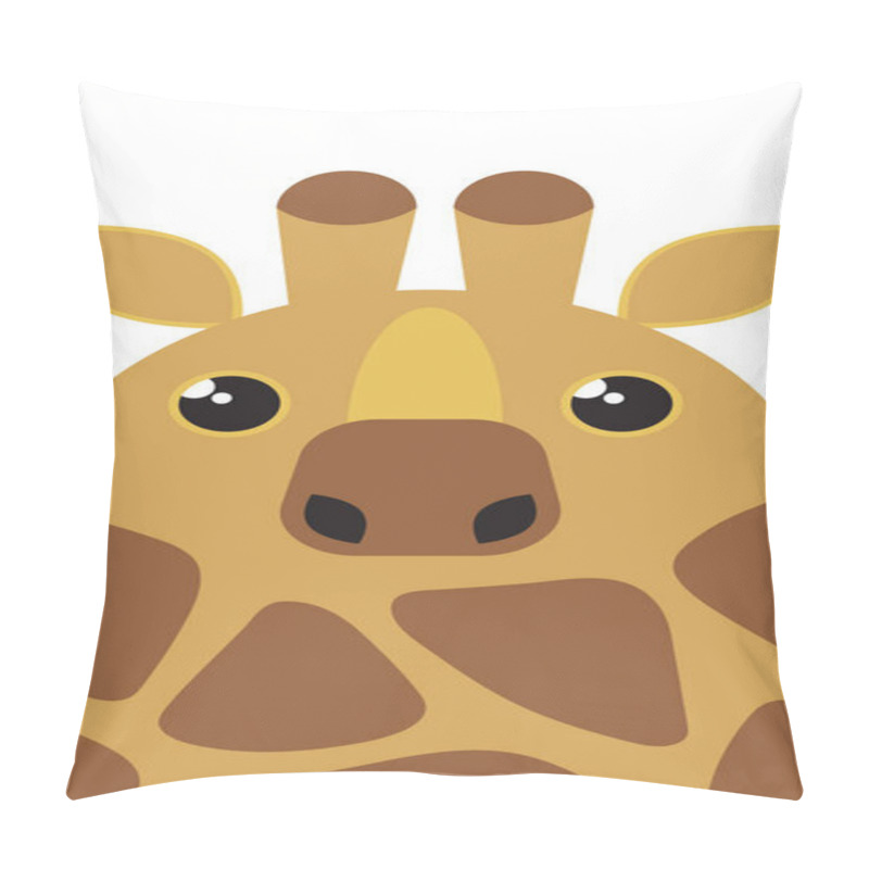 Personality  Cute Giraffe Character Pillow Covers