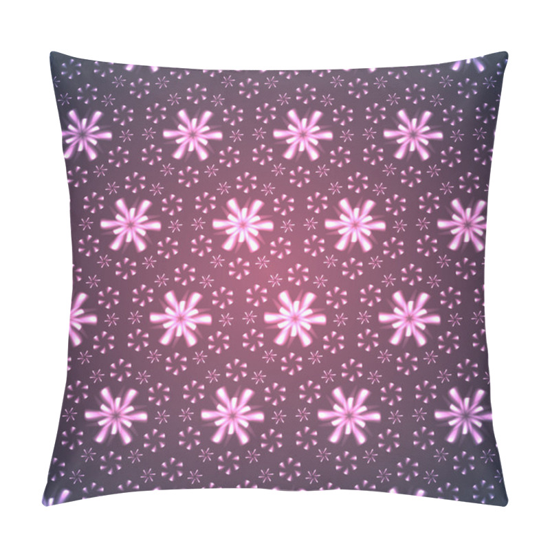 Personality  Firework Flowers And Snowflakes. Pillow Covers