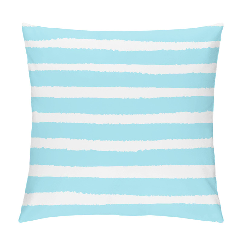 Personality  Seamless Pattern With Hand Painted Brush Strokes, Striped Backgr Pillow Covers