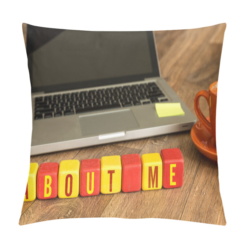 Personality  About Me Written On Cubes Pillow Covers