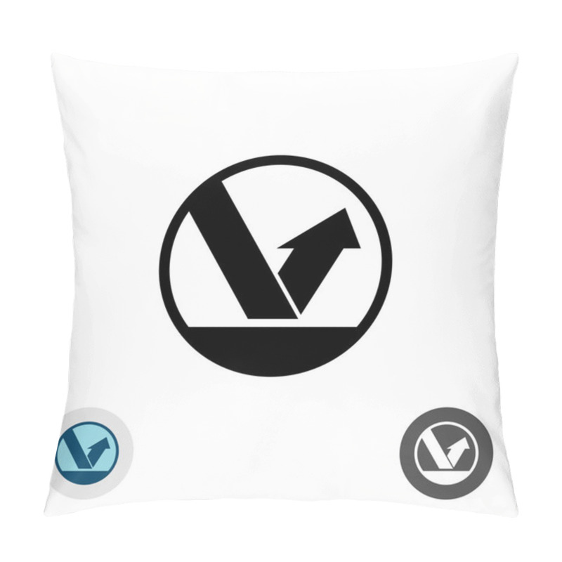 Personality  Resistance Or Reflection Icon.  Pillow Covers