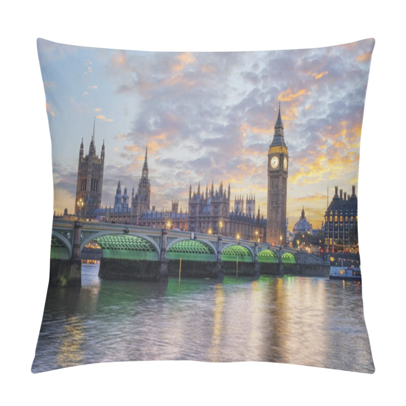 Personality  The Palace Of Westminster In London City, United Kingdom Pillow Covers