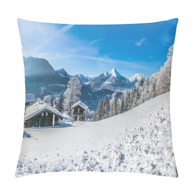 Personality  Idyllic Landscape In The Bavarian Alps, Berchtesgaden, Germany Pillow Covers