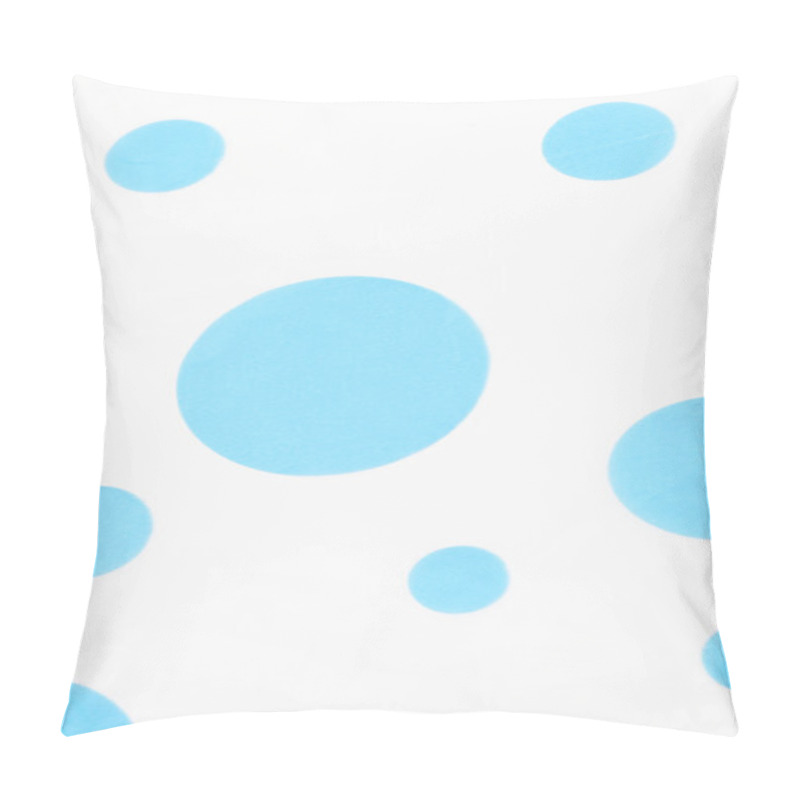 Personality  Fresh Pattern Of Scattered Blue Circles Pillow Covers