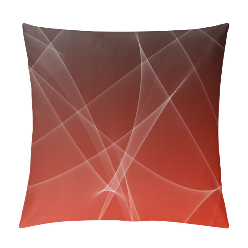 Personality  Soothing Abstract Glowing Lines Background Pillow Covers