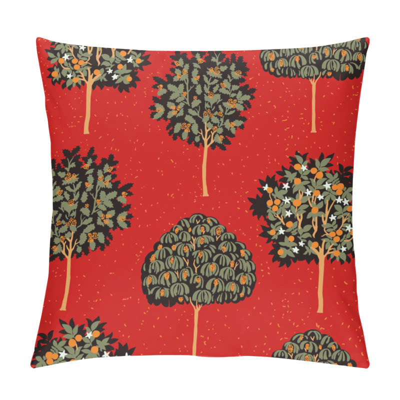 Personality  Magic Forest Background. Pillow Covers