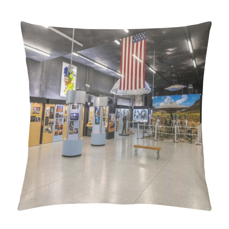 Personality  International UFO Museum And Research Center In Roswell, New Mexico, USA Pillow Covers